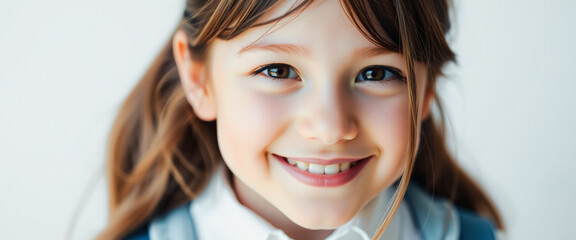 Portrait of a smiling young girl