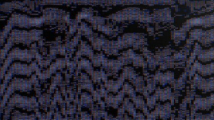 Wall Mural - glitch noise static television vfx. visual video effects stripes background, crt tv screen no signal