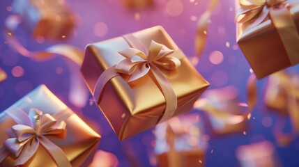 Sticker - The Golden Gift Boxes