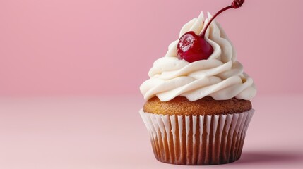 Canvas Print - The Cupcake with Cherry