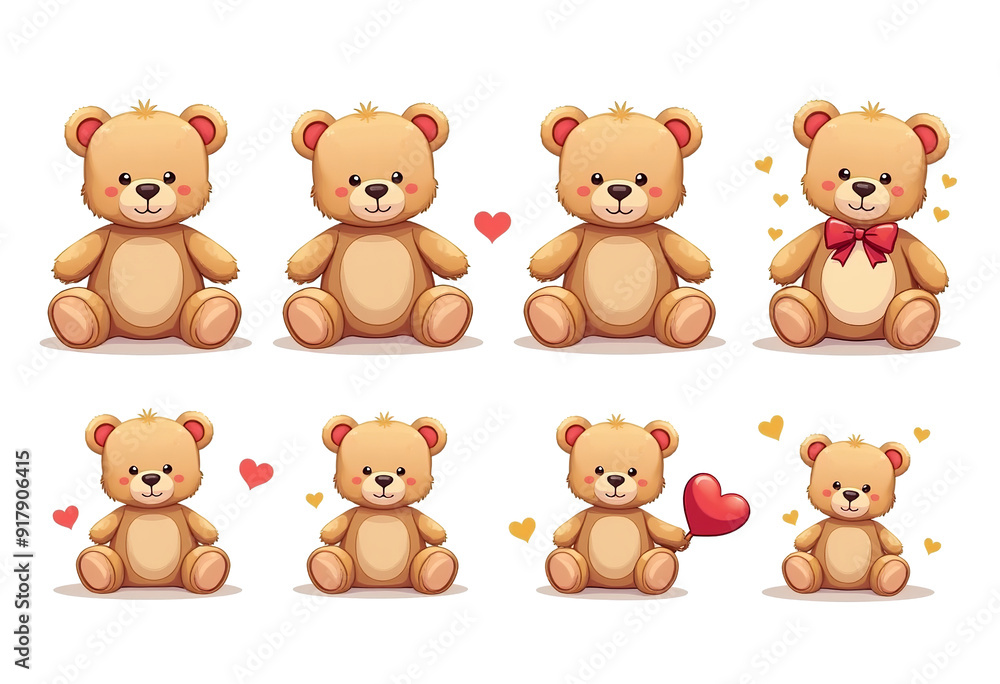 Soft and Cuddly Teddy Bear Clipart: Download Free Vector Images for DIY ...