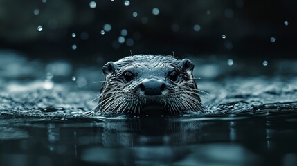 Wall Mural - Otter