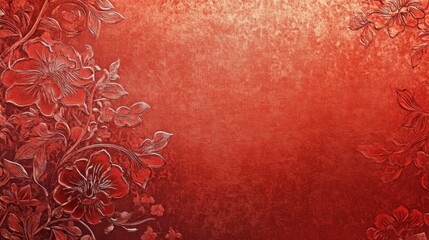 red Chinese Oriental pattern background