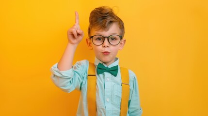 Canvas Print - The boy with glasses