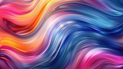 Wall Mural - Colorful motion wave abstract  background