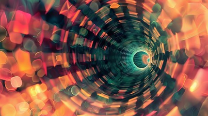 Digital Abstract Background Wallpaper of Creative Manipulation