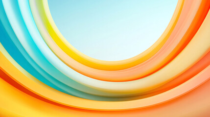 Wall Mural - Dynamic fluid color gradient background, abstract KV main visual business PPT background