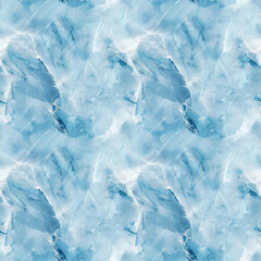 Wall Mural - Abstract seamless pattern of light blue stone texture or surface of ice.