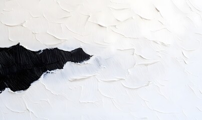 Wall Mural - black and white paint texture,  Generative AI