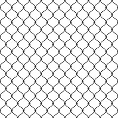 Seamless Pattern of Net Silhouette for Fishing or Sport