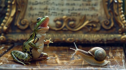 Poster - Frog and Snail Duet