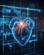 © Mind - Futuristic digital heart design representing health technology and biomedical research.