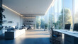 © Siasart Studio - Modern office space with large windows and natural light.