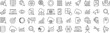 © syoko - ベクターでモノクロのデータアナリティクスに関する線画アイコンセット