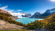 © Sankar - The rugged landscapes of Patagonia, with towering glaciers and pristine lakes. Generative AI