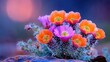 © songwut - Blooming desert wildflowers, colorful and resilient flora