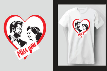 Valentine T-Shirt Design 