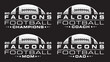 © AWesleyFloyd - Football Champions 2024 - Falcons Designs is a sports design template that includes a graphic basketball and a space for your own teams name. This design is great for advertising and promotions.