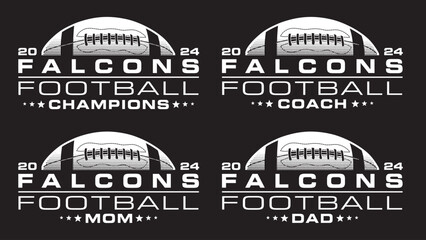 Wall Mural - football champions 2024 - falcons designs is a sports design template that includes a graphic basket