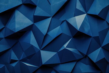 Wall Mural - Dark blue color background, Geometric shape, Wallpaper gradient