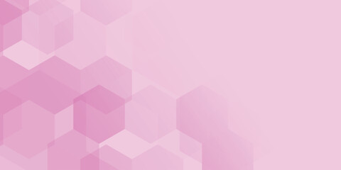 Wall Mural - Hexagonal background. Light gradient background. Vector illustration.