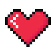 © Anminsi - Pixel heart iсon in retro style