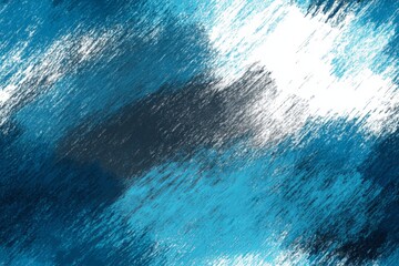 Wall Mural - Abstract blue and white brushstrokes background.