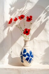 Poster - vase with flowers