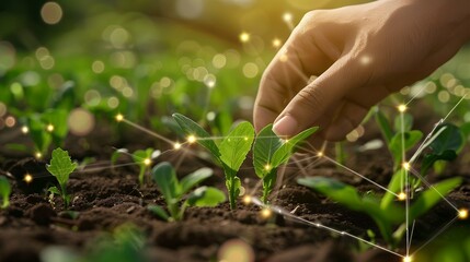 the concept of processing the cultivation of an agricultural field with automated on artificial intelligence. technologies of the future in agriculture