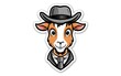 © Lale - Illustrated Goat Logo, Mascot Character Sticker Design