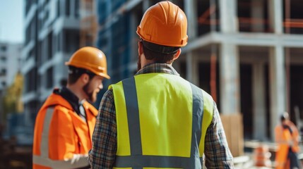 Wall Mural - generate a photo realistic image of employees reporting a safety incident, with incident report form