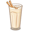 © pritsadee - Horchata in a cartoon style on white background