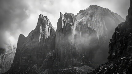 Sticker - The awe-inspiring views of Zion National Park's Towers of the Virgin,