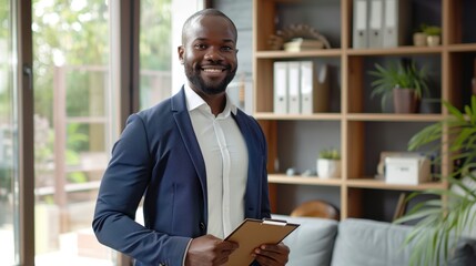 Wall Mural - The smiling professional man