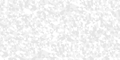 Vector glowing white and gray gradient abstract triangle polygon mosaic texture. vector geometric ornament. seamless diamond technology white and gray triangle element light background.