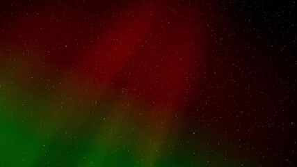 Wall Mural - time lapse of intense flashing aurora with green and red colors on a dark star filled night sky. onl