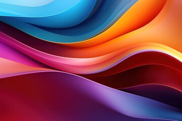 Abstract colorful wavy background.