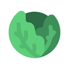 Sticker - cabbage flat icon