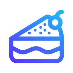 Poster - cake gradient icon