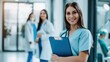 © PiBu Stock - The smiling nurse with clipboard
