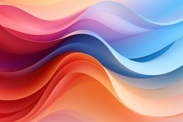 Abstract colorful wavy background with gradient colors.