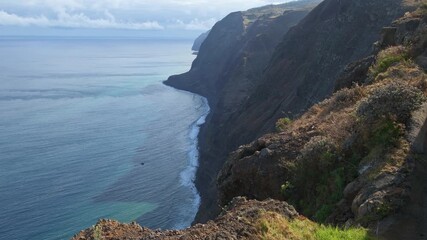 Wall Mural - Stunning Madeira northern coastline, near Seixal, Madeira