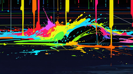 colorful anime abstract wallpaper