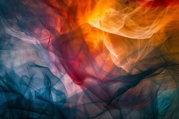 Poster - Visually stunning abstract composition translating an emotion