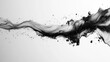© studio clever - Abstract black ink in water - generative ai