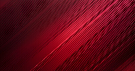 Wall Mural - Amazing dark red maroon wine burgundy color. Dynamic abstract background with striped lined pattern. Rich elegant Christmas texture. Fast moving soft shadow. Trendy diagonal glossy light lines. Blank