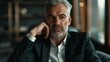 © LukaszDesign - Office worker with doubt, concerns, and business problem fears. Business manager, CEO, and boss with memory loss, insolvency risk, and depression.