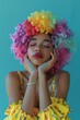© nik_yurginson - A Moment of Serenity With Rainbow Hair