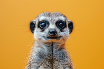 A Curious Meerkat's Gaze