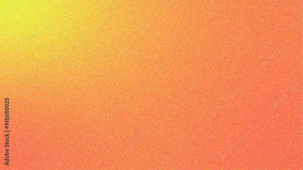 Abstract grainy gradient texture orange yellow background banner poster ...